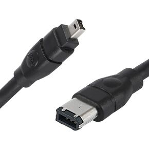 FireWire IEEE 1394 Cable 6ft, iLink Cable for Sony DV Handycam, Camcorder, Camera, Printer, Hard Drive and More IEEE 1394 Enabled Devices (6 Pin to 4 Pin)