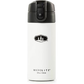 GSI Outdoors, Microlite Water Bottle, Vacuum-Insulated Stainless Steel, For Camping