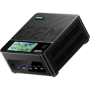 GEM12 PRO MAX AMD R7 8845HS Mini PC Withou RAM/SSD/OS Mini Gaming PC with OcuLink，2X DDR5 Slots, 2X M.2 NVME Slots, 2 x 2.5G LAN, HDMI+DP+2*USB-C，DIY Display Fingerprint Recognition