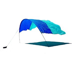 Shibumi Shade® (Previous Generation) - World's Best Beach Shade. The Original Wind Powered® Beach Shade. Lightweight, Easy to Set up and Great for Groups up to 8 People