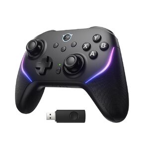 NYXI Master P1 Wireless PC Controller, 1000Hz Polling Rate, Hall&Micro 2-in-1 Adjustable Triggers, Hall Effect Joystick, Mute control, Turbo, Vibration, Programmable Buttons for PC/Switch/iOS/Android