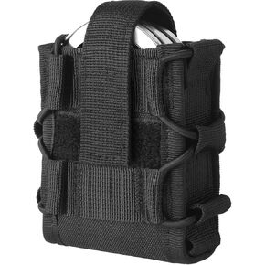 Molle Handcuff Pouch,Molle Handcuff Case for Duty Belt Vest,Adjustable Tightness to Fit Asp/Chain/Hinged/Folding Rigid Hand Cuff,Law Enforcement Accessories