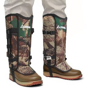 Snake Gaiters Snake Chaps - Waterproof Anti-Snake Guard Chaps for Men&Women, Gaiters with Adjustable Metal Buckles, Snake Bite Protective Gaiters for Hunting&Outdoor Working