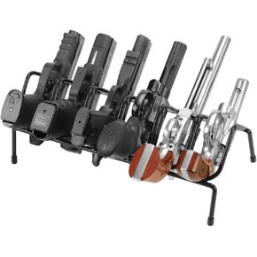 Lockdown 6 Handgun Rack with Vinyl Coating for Gun Vault Organization, Storage and Security