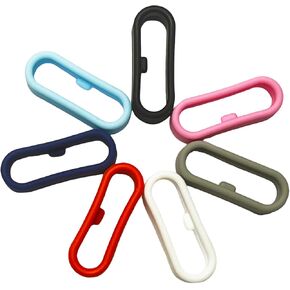 7PACK Band Clips Compatible with Disney Magic Bands, Anti-slip Silicone Security Holder Loop Protectors for Magic Band+ & 2.0 & More