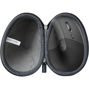 حالة السفر الصلبة في Anleo لـ Logitech MX اللاسلكي العمودي (الأسود)