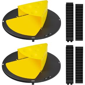 Mouse Trap Bucket ，Mouse Rat Trap Bucket Lid，Auto Reset Humane Rat Trap for Indoor Outdoor | 5 Gallon Bucket Compatible | Mice Mouse Trap Bucket Lid