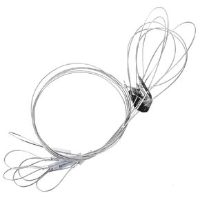 Bompro New 6 pcs Trap Wire 60“ 1/16" 7x7，Longer Trap Lines for Easier Trap Setting
