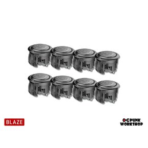 8pcs 30mm أصلي PWS Blaze Buttons الأزرار الميكانيكية لمكافحة Game Controllers Arcade Mame Machine