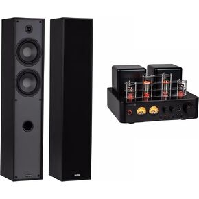 Dayton Audio Floor Standing Stereo System - Black