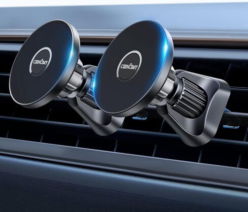 Magnetic Car Mount Compatible with MagSafe Case and iPhone 13/14 Pro Max Mini/iPhone 12 Pro Max Mini, 360° Adjustable Strong Magnet Air Vent Phone Holder in Saudi Arabia