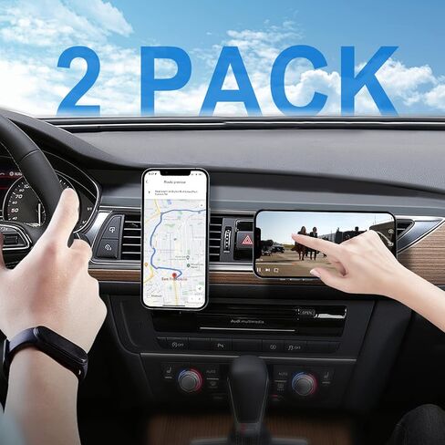 Magnetic Car Mount Compatible with MagSafe Case and iPhone 13/14 Pro Max Mini/iPhone 12 Pro Max Mini, 360° Adjustable Strong Magnet Air Vent Phone Holder in Saudi Arabia