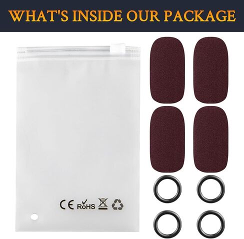 SOULWIT Replacement Mic Cover for Bose A20/A30 Aviation Headset, Microphone Spongue Filter 4-Pack Foam Cover WindScreen - Black in Saudi Arabia