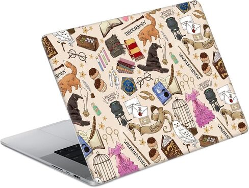 تصاميم علبة الرأس مرخصة رسميًا Harry Potter The Marauder's Map Graphics Doasting Vinyl Skin Cover متوافق مع MacBook Pro 14 "A2442 in Saudi Arabia