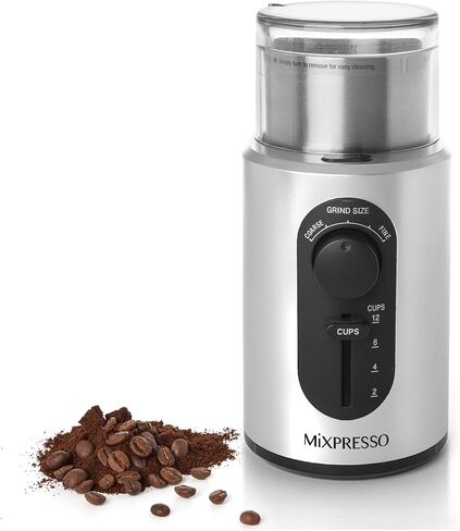 Mixpresso Electric Coffee Grinder With Usb And With Easy On/Off Button, Coffee Bean Grinder & Spice Grinder For Herbs, Nuts & Grains, Spice Mill. in Kuwait