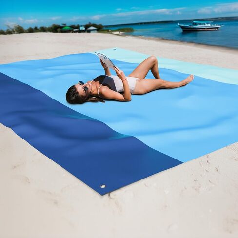 Mooreeke Beach Blanket Extra Large Oversized 9 x 11 ft, Colorful Flowers Sandproof Waterproof Quick Drying Lightweight Compact Outdoor Blanket Beach Mat for Family Travel Camping Picnic, 1-8 Adults in Saudi Arabia