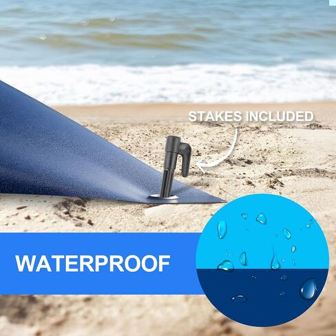 Mooreeke Beach Blanket Extra Large Oversized 9 x 11 ft, Colorful Flowers Sandproof Waterproof Quick Drying Lightweight Compact Outdoor Blanket Beach Mat for Family Travel Camping Picnic, 1-8 Adults in Saudi Arabia