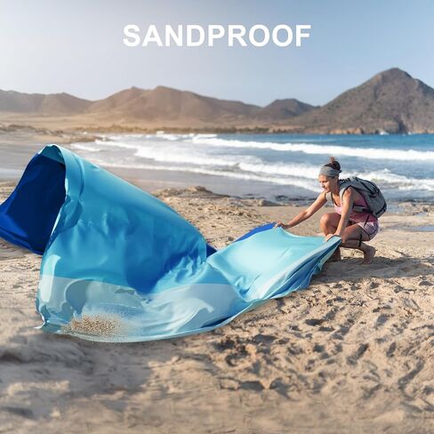 Mooreeke Beach Blanket Extra Large Oversized 9 x 11 ft, Colorful Flowers Sandproof Waterproof Quick Drying Lightweight Compact Outdoor Blanket Beach Mat for Family Travel Camping Picnic, 1-8 Adults in Saudi Arabia