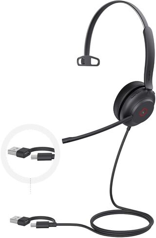 yealink uh37 الفرق المزدوجة USB-C/A سماعة الرأس in Saudi Arabia