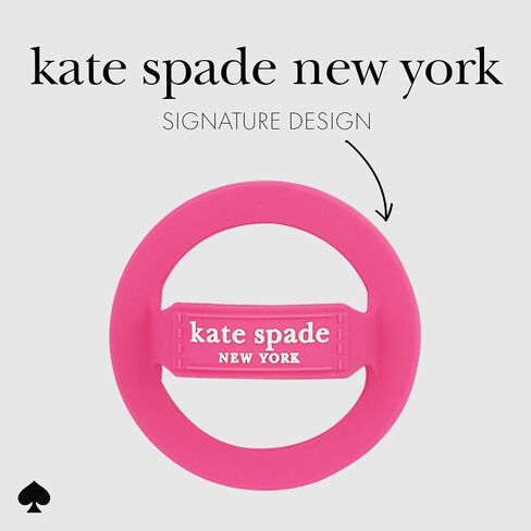 kate spade new york Magnetic Phone Ring Grip with Stand - Removable and Collapsible - Set in Stone in Saudi Arabia