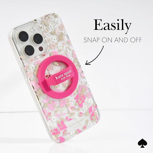kate spade new york Magnetic Phone Ring Grip with Stand - Removable and Collapsible - Set in Stone in Saudi Arabia