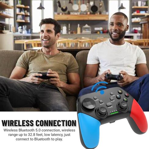 arVin Game Controller for iPhone/iOS/Android/PC/Steam Deck with Phone Holder, Turbo, Wireless Gamepad Joystick for iPhone 15/14/13/iPad/MacBook/Samsung Galaxy/Tablet, Call of Duty, Apex -Direct Play in Kuwait