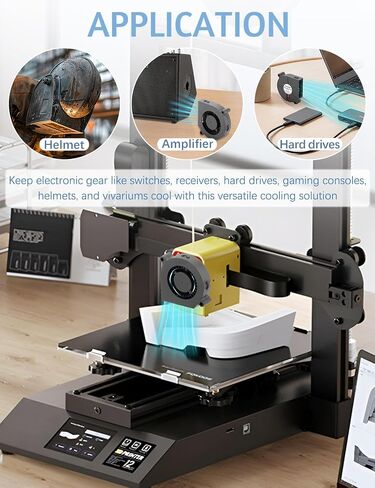 50mm x 15mm USB Blower Fan 2 Pack 5v Squirrel Cage Blower Fan with Variable Speed for Cooling DIY 3D Printer Costume Welding Helmet Thin Client CPU Modem in Saudi Arabia