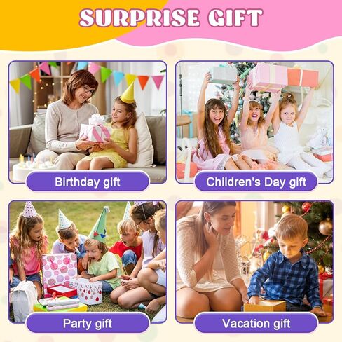 Handheld Speed Pushing Game Machine with Balloons 2-Player Fidget Game Light Up Quick Push Games Fast Push Puzzle Games Console for 6 7 8 9 10 11 12 Years Old Kids Adults-Pink+Yellow in Kuwait