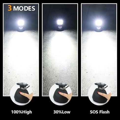 15W LED WORK LIGHT BASE Strong Magnet Aluminium Alloy 2000lm IP65 مقبض مقاومة للتربة المضاد للماء. in Kuwait