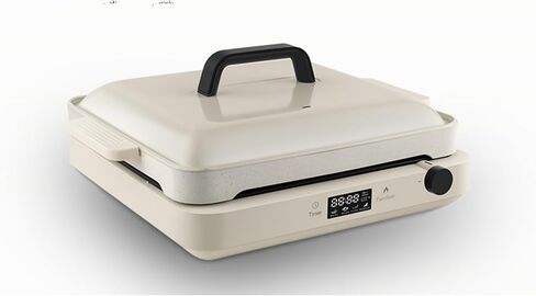 Double Induction Cooktop, 1800W Portable Stove Top Electric with Removable Non-Stick Griddle Pan, 2 Induction Burners, 11 Temperature & Power Levels, 3-Hour Timer, White in Saudi Arabia