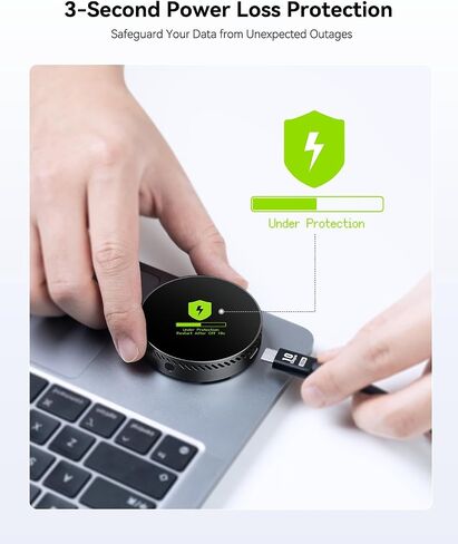Dockcase Magnetic M.2 2242 NVME SSD العلبة ، 10 جيجابت في الثانية USB 3.2 Type-C ، 100W PD ، 3S PLP Data ، تناسب 2242/2230 NVME PCI in Saudi Arabia