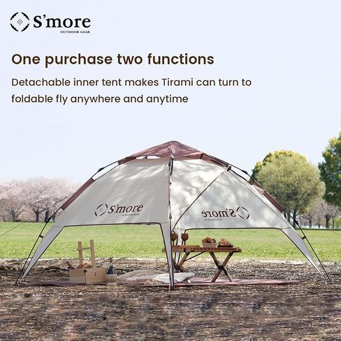 S'more Emergency Tent Shelter ، خيمة البقاء على قيد الحياة لشخصين ، مأوى خفيفة الوزن ومحمولة شمس الظل ، UFP 30+ خيمة مقاومة للماء ومقاومة للرياح للتخييم ، المشي لمسافات طويلة ، حقائب الظهر والأنشطة الخارجية in Saudi Arabia