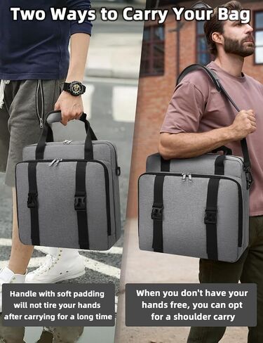 Muzale Starlink Mini Case for Starlink Mini Dish Kit Bag Bag مع أحزمة الكتف مقبض حقيبة حمل محمولة مع بطانة القطن لاكسسوارات كابلات رمادية in Kuwait