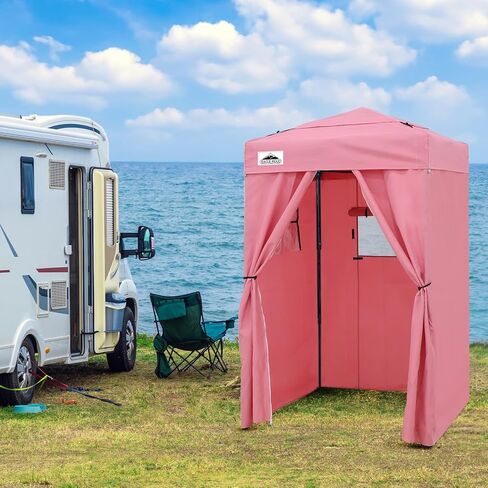 Eagle Peak Flex Ultra Compact 4x4 Pop-Up Canopy Tent مع أعلى من تنفيس ، ملجأ للشمس ، غرفة تغيير الملابس السريعة ، مظلة الخصوصية المحمولة للتخييم ، الصور ، والمزيد (رمادي) in Kuwait