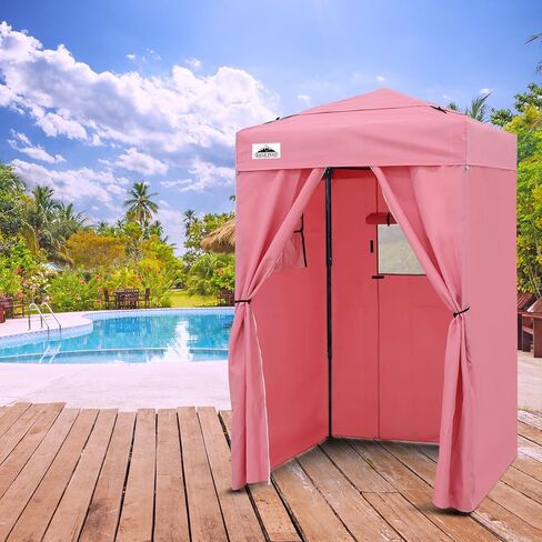 Eagle Peak Flex Ultra Compact 4x4 Pop-Up Canopy Tent مع أعلى من تنفيس ، ملجأ للشمس ، غرفة تغيير الملابس السريعة ، مظلة الخصوصية المحمولة للتخييم ، الصور ، والمزيد (رمادي) in Kuwait