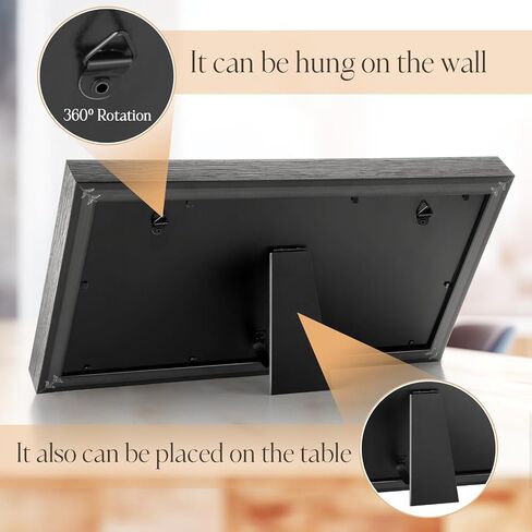 2 Pcs CD Display, 13.7" x 7.5" Polystyrene Box with Wall Hanger, Double Groove Record Album Frame, Home Decor (White) in Kuwait