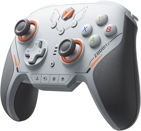 Bigbig Won BLITZ 2 Pro PC VIDEO Game Controller ، TMR electromnetic joystick ، ​​2000 هرتز معدل الاقتراع اللاسلكي ، 1000 هرتز جيروسكوب ، 16 أزرار ميكانيكية ، الكمبيوتر+تطبيقات تطبيقات الهاتف المحمول للألعاب FPS-Blue in Saudi Arabia