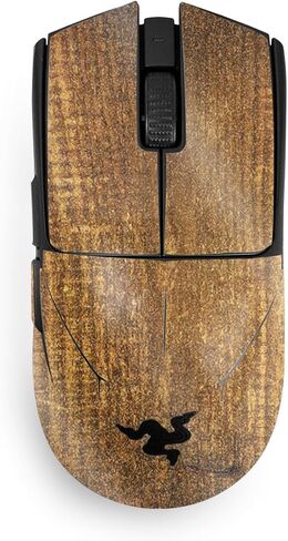 Mouse Skin Compatible with Razer Viper V3 Pro - Black Diamond Plate - Premium 3M Vinyl Protective Wrap Decal Cover - Easy to Apply | Crafted in The USA by MightySkins in Saudi Arabia