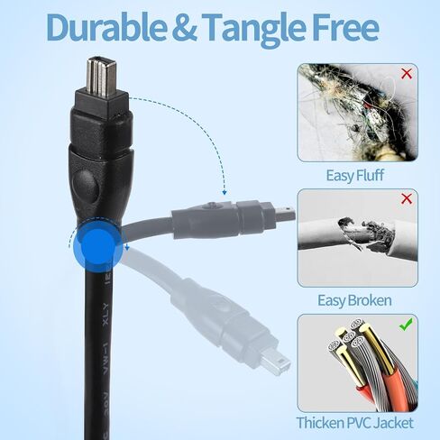 Firewire IEEE 1394 Cable 6ft ، Cable Ilink لـ Sony DV Handycam ، كاميرا الفيديو ، الكاميرا ، الطابعة ، محرك الأقراص الثابت in Kuwait