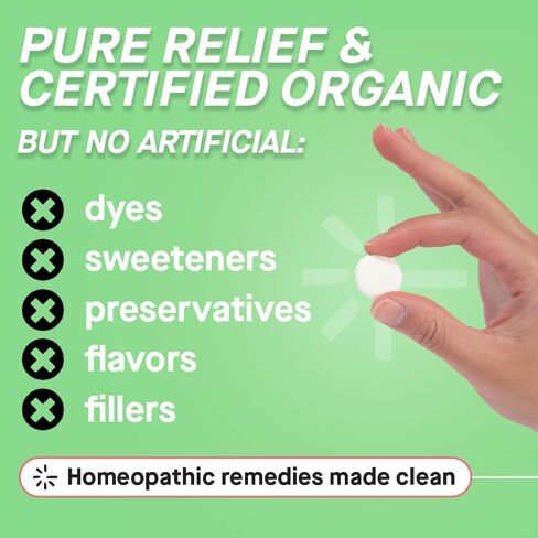 Genexa Allergy Care - 180 Tablets (3pk) - Multi-Symptom Allergy Remedy - Certified Vegan, Organic, Gluten Free & Non-GMO - Homeopathic Remedies in Kuwait