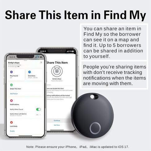 TAG REYKE SMART ، Tracker Bluetooth Luggage ، يعمل مع Apple Find My (iOS Only) ، محدد موقع العناصر للمفاتيح ، الأمتعة ، حقيبة الظهر ، محفظة ، IP67 مقاومة للماء ، 4 حزمة in Kuwait
