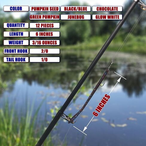 Fishing Lures Bass Lures, Weedless Pre Rigged Bionic Sinking Bass Fishing Lure Soft Plastic Swimbaits for Trout, Walleye, Crappie, Fishing Worm Swim Baits Minnows for Saltwater Freshwater in Saudi Arabia