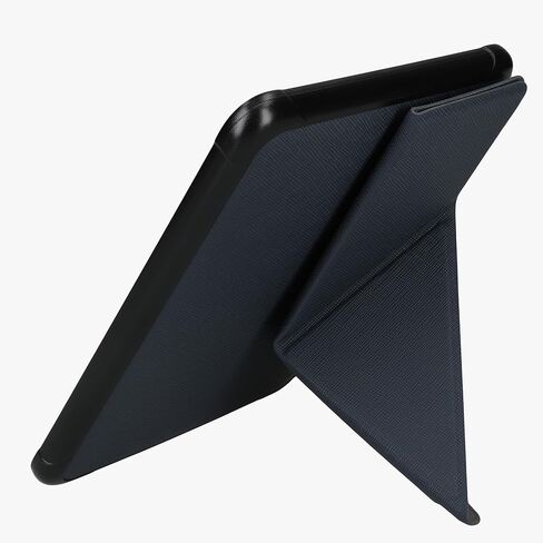 kwmobile Origami Case Compatible with Amazon Kindle Paperwhite (2024)/Colorsoft Case - Slim PU Leather Cover with Stand - Petrol in Saudi Arabia