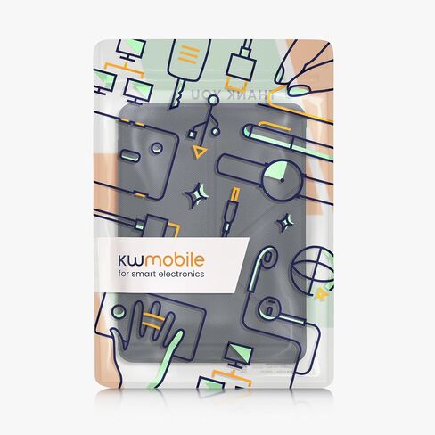 kwmobile Origami Case Compatible with Amazon Kindle Paperwhite (2024)/Colorsoft Case - Slim PU Leather Cover with Stand - Petrol in Saudi Arabia