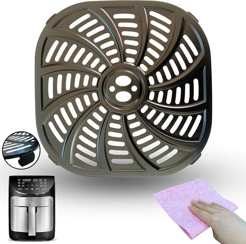 رف مقلاة هوائية لـ 6.5QT Ninja OS300/OS301/FD302/FD305/OP302 مقلاة هوائية لطباخ الضغط Foodi، مقلاة هوائية مطورة، صينية شواء، صينية صينية إدراج، رف شبكي لمقلاة هوائية Ninja 6.5QT in Saudi Arabia