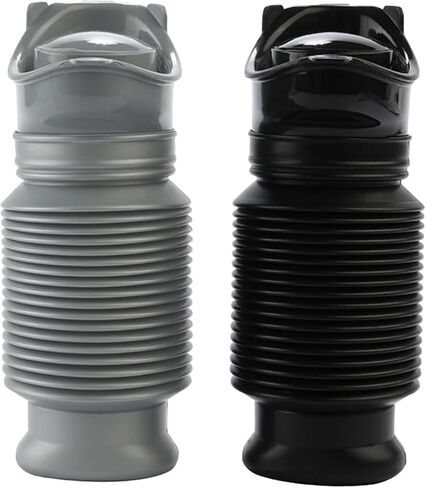 Adjustable Pee Bottles for Men Women, Portable Urinal Pocket Toilet Urine Bottle with Sealed Lid, Collapsible Urinals for Camping Car Travel Traffic Jam - 2 PCS in Saudi Arabia
