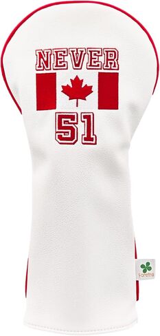 Limited Edition Maple Leaf - Canada Driver Head Cover - Tour Quality Golf Club Cover - Style and Customize Your Golf Bag in Saudi Arabia