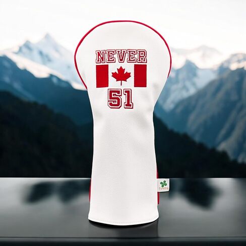 Limited Edition Maple Leaf - Canada Driver Head Cover - Tour Quality Golf Club Cover - Style and Customize Your Golf Bag in Saudi Arabia