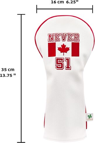 Limited Edition Maple Leaf - Canada Driver Head Cover - Tour Quality Golf Club Cover - Style and Customize Your Golf Bag in Saudi Arabia