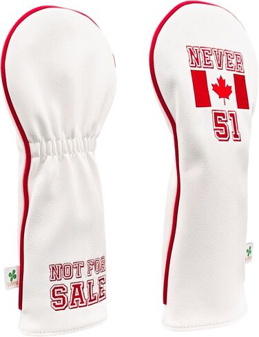 Limited Edition Maple Leaf - Canada Driver Head Cover - Tour Quality Golf Club Cover - Style and Customize Your Golf Bag in Saudi Arabia